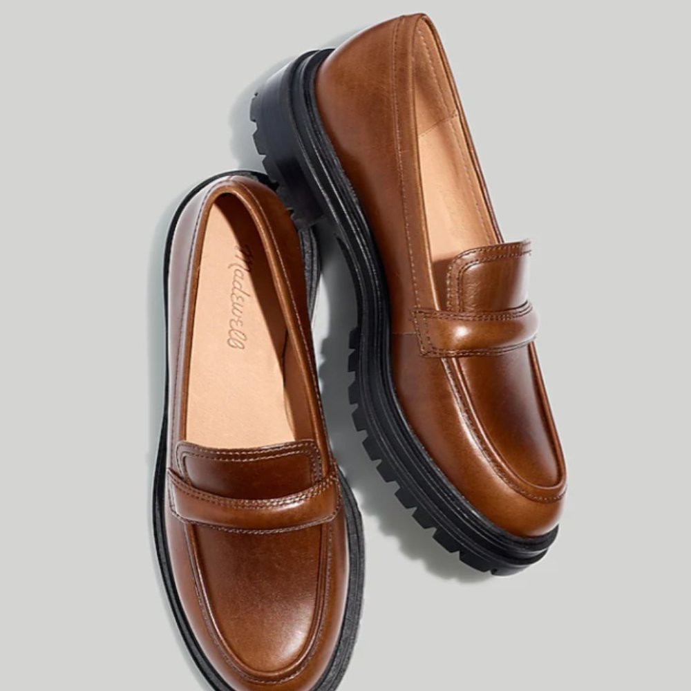 Madewell Brown Leather Loafers
